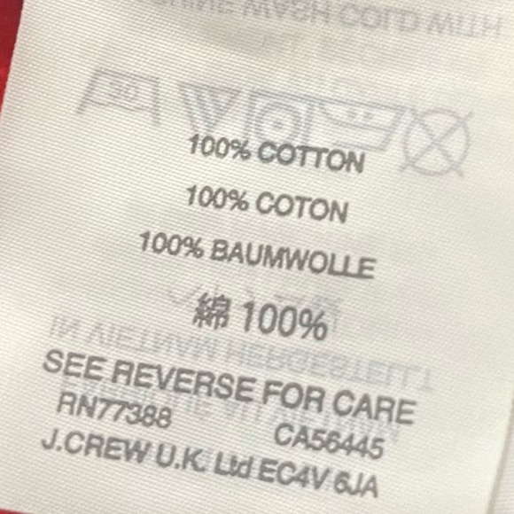 Madewell bright red wrap v neck tie top / XS / NWOT - Picture 12 of 12